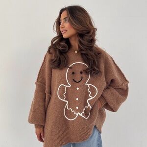Fantastic Fawn Brown Gingerbread Sweater